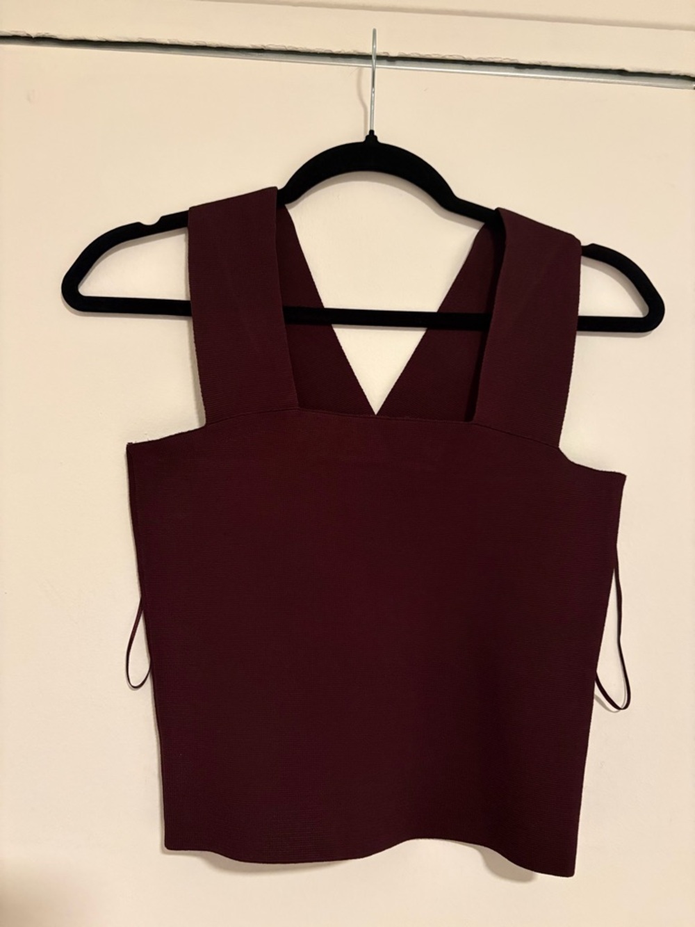 A.L.C Lia Signature Top in Burgundy - Picture 4 of 5
